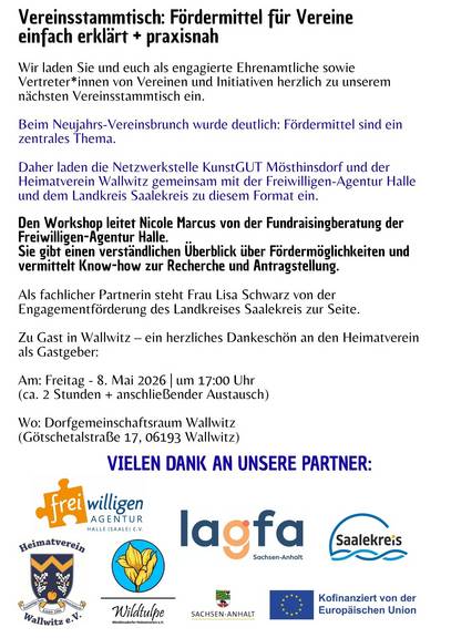 Vereinsstammtisch Fördermittel Seite 2 Neu