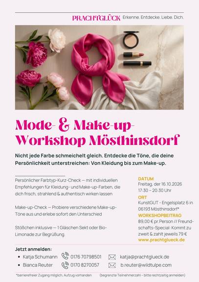 Mode & Make Up Workshop NEU
