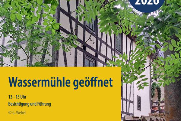 Wassermühle Plakat